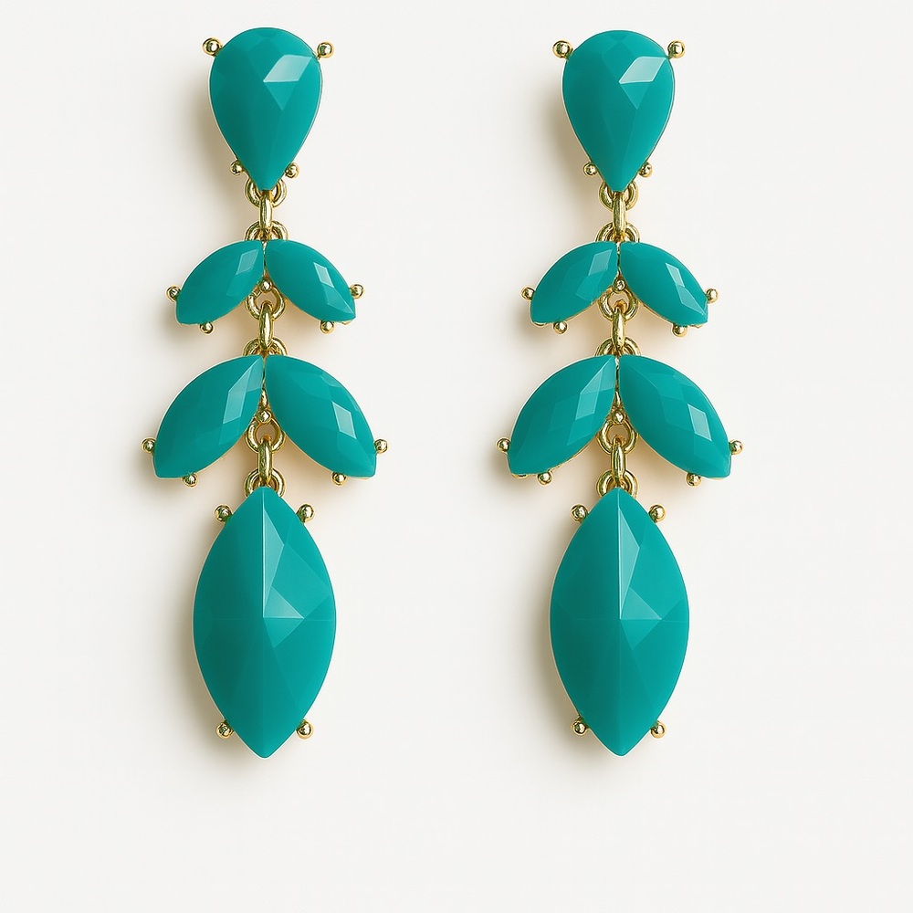 Turquoise Luxe Drop Earrings